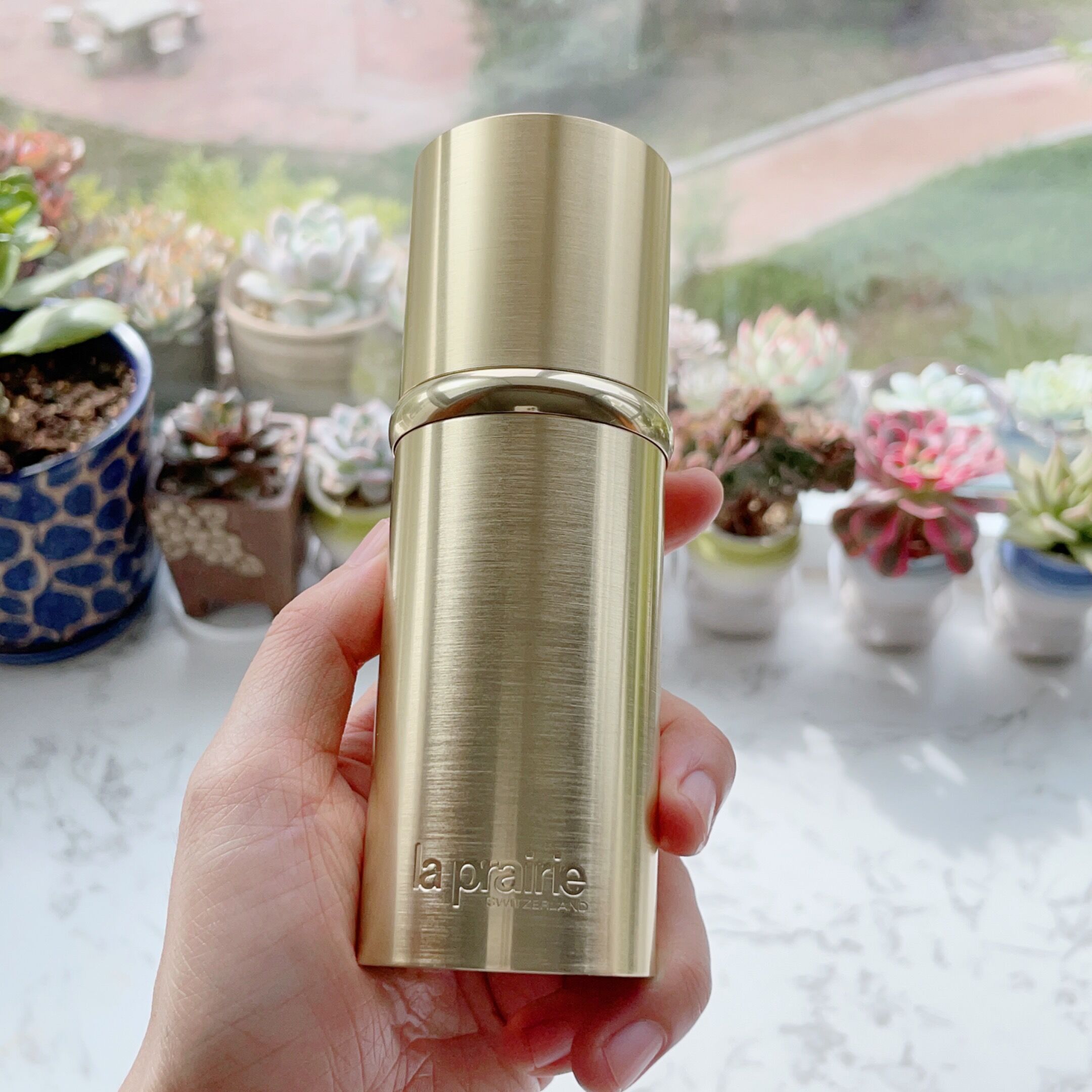 La Prairie/莱珀妮/莱伯妮金颜亮采精华液30ml纯黄金精华保湿